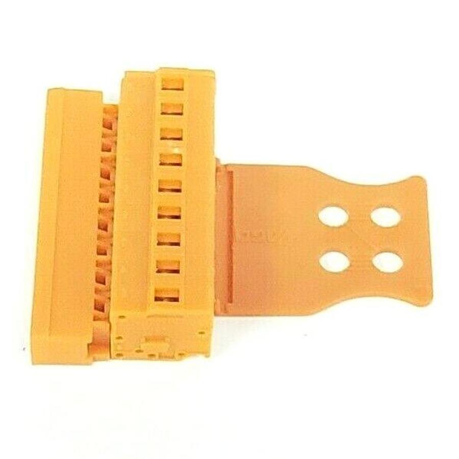 Used BOX OF 50 NEW WAGO 231-639/034-000 TERMINAL BLOCK ORANGE SERIES 231