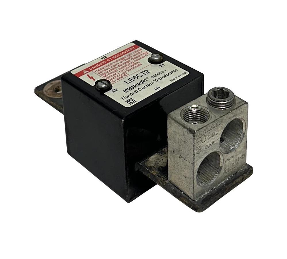 Used SQUARE D LE6CT2 micrologic SERIES 1 NEUTRAL CURRENT TRANSFORMER 600A OEM USNP