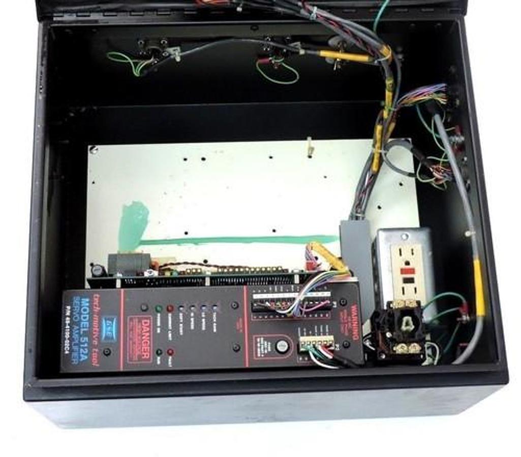 Used GSE TECH-MOTIVE 48D200-01001 INTERFACE CONTROLLER W/ 49-4100-02C4 512A SERVO AMP