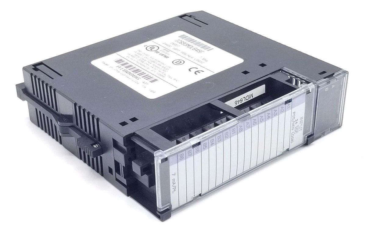 Used GE FANUC IC693MDL645F INPUT MODULE 24VDC 16PT POS/NEG LOGIC 7.5ma