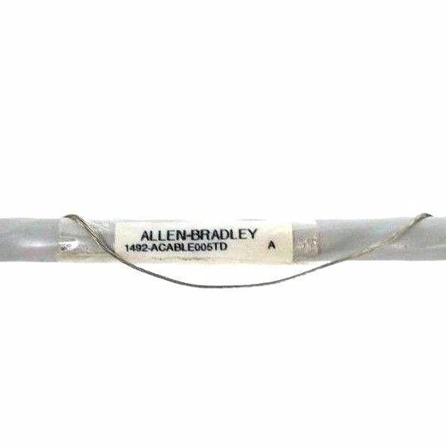 Used NEW ALLEN BRADLEY 1492-CABLE005TD PRE WIRED CABLE FOR I/O MODULES SER A