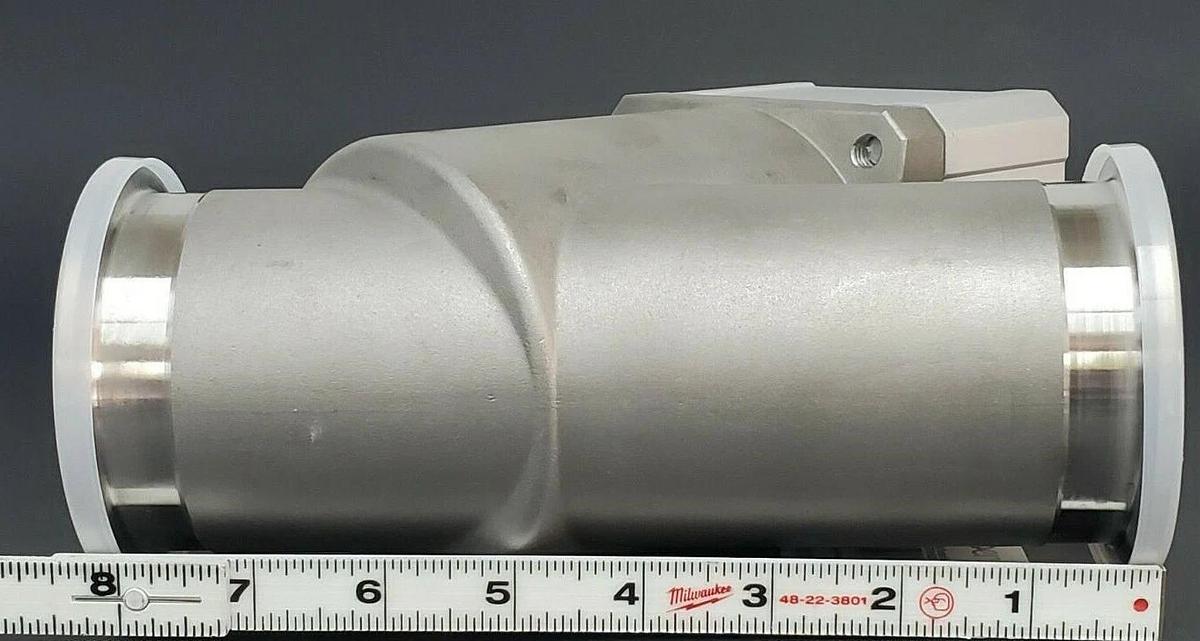 Used NEW SMC XYA-63 S.S. HIGH VACUUM IN-LINE VALVE XYA63