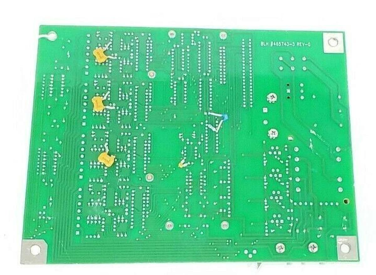 Used BLH ELECTRONICS 465741-3 CONTROL BOARD REV. N 465743-3 REV. G 3465-2021
