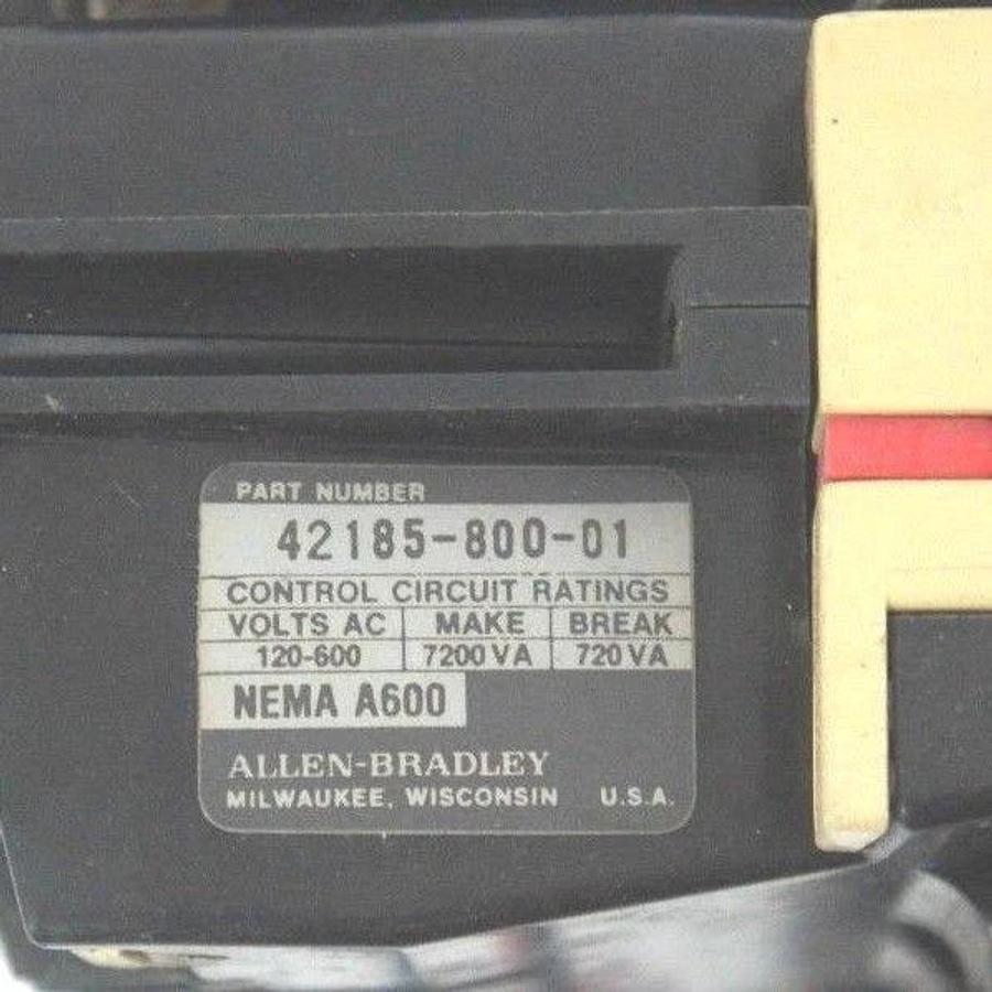 Used ALLEN BRADLEY 520E-BOD REVERSING STARTER SIZE 1 SER. C W/ 500F-BOD93 SER.B