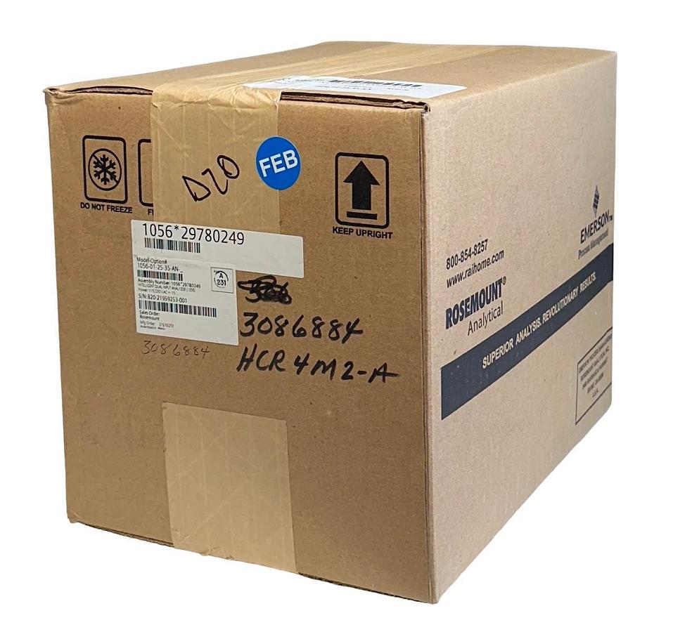 Used NEW SEALED ROSEMOUNT 1056-01-25-35-AN / 1056012535AN INTELLIGENT DUAL ANALYZER