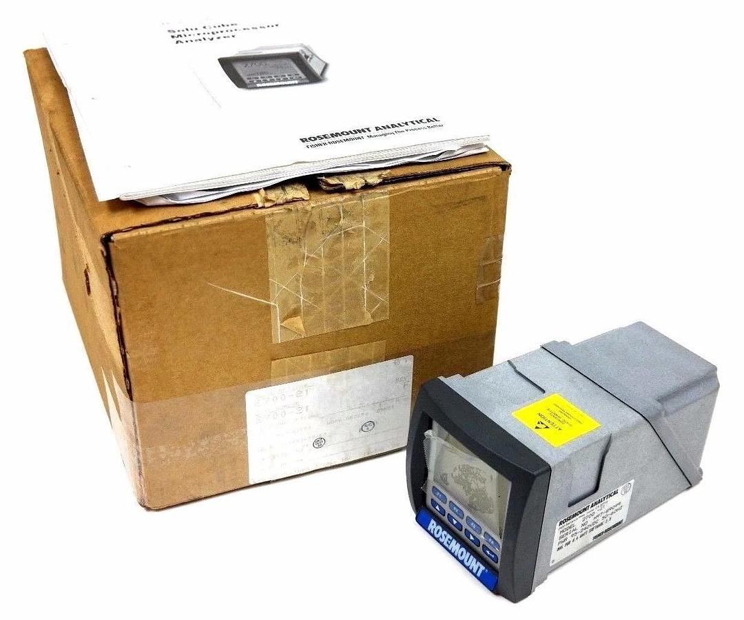 NIB ROSEMOUNT ANALYTICAL 2700-21 REV. F SOLU CUBE MICROPROCESSOR ANALYZER 270021