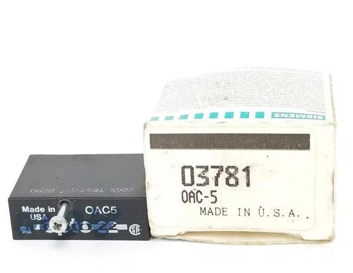 Used OPTO 22 / SIEMENS OAC-5 I/O MODULE 03781 (IN BOX)