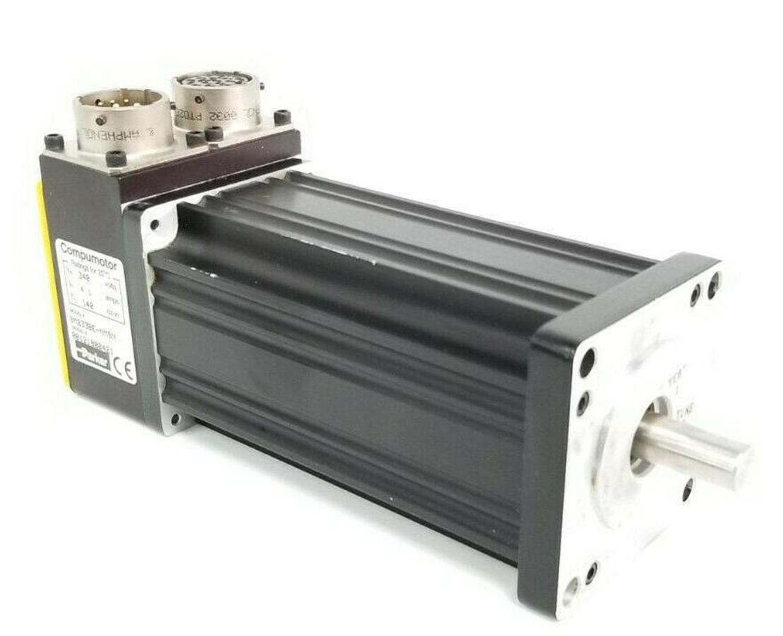 Used PARKER COMPUMOTOR SM233BE-NMSN MOTOR SM233BENMSN, 340V, 4.1A, 140 OZ-IN