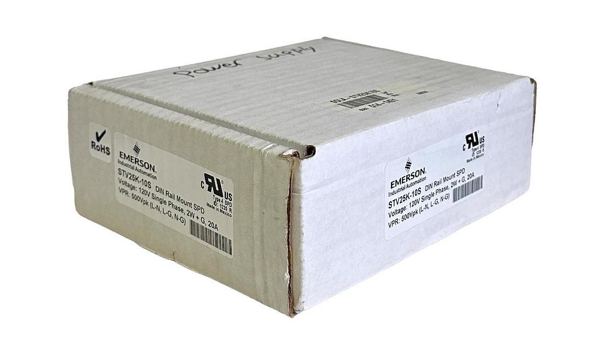 NEW EMERSON SOLA STV25K-10S / STV25K10S SURGE SUPPRESSOR STV 25K SERIES 120V 20A