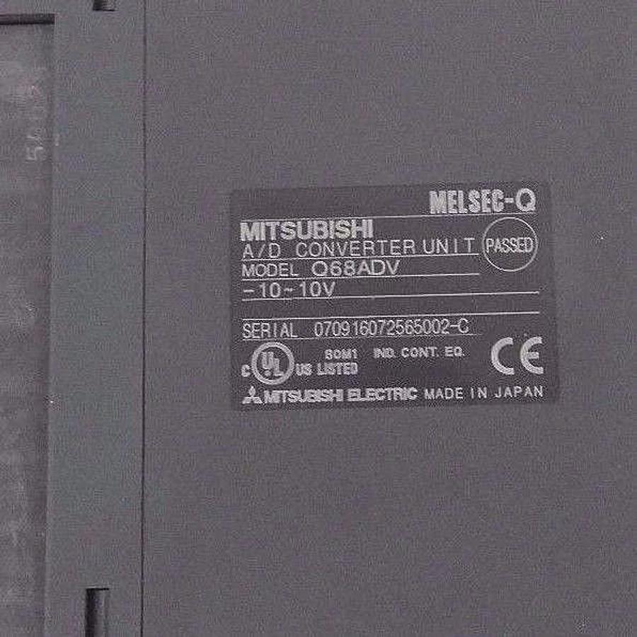 Used MITSUBISHI Q68ADV A/D CONVERTER UNIT MELSEC-Q