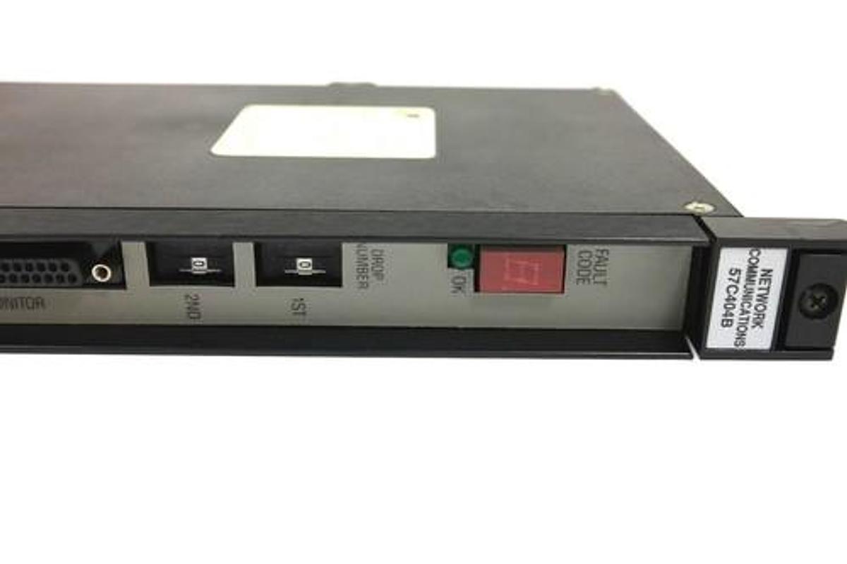 Used RELIANCE ELECTRIC 57C404B NETWORK COMM MODULE 0-57404-2C 57C-404B 0574042C