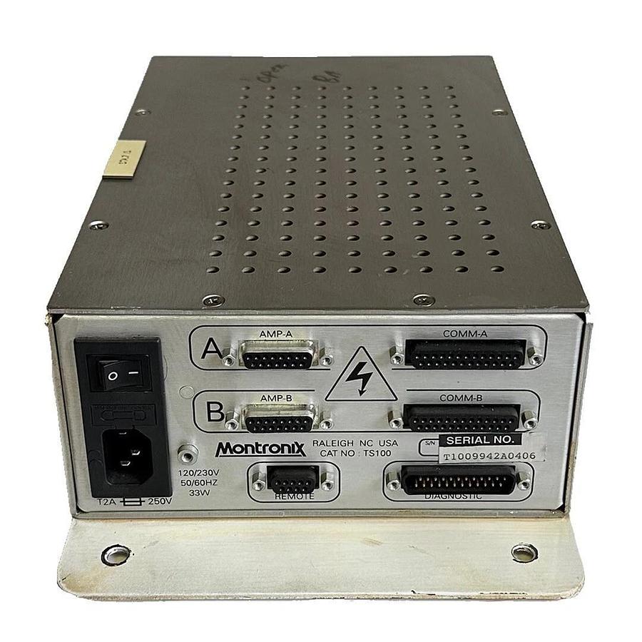 Used MONTRONIX TS100 TOOL MONITOR CONTROLLER 120/230V 50/60Hz 33W