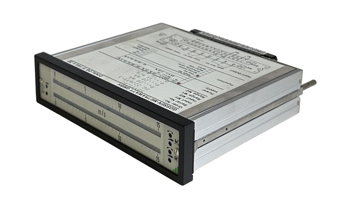 Used NEW GOSSEN-METRAWATT GMBH DINALOG ff 144 x 36 110-240V DUAL BAR MEASURING UNIT