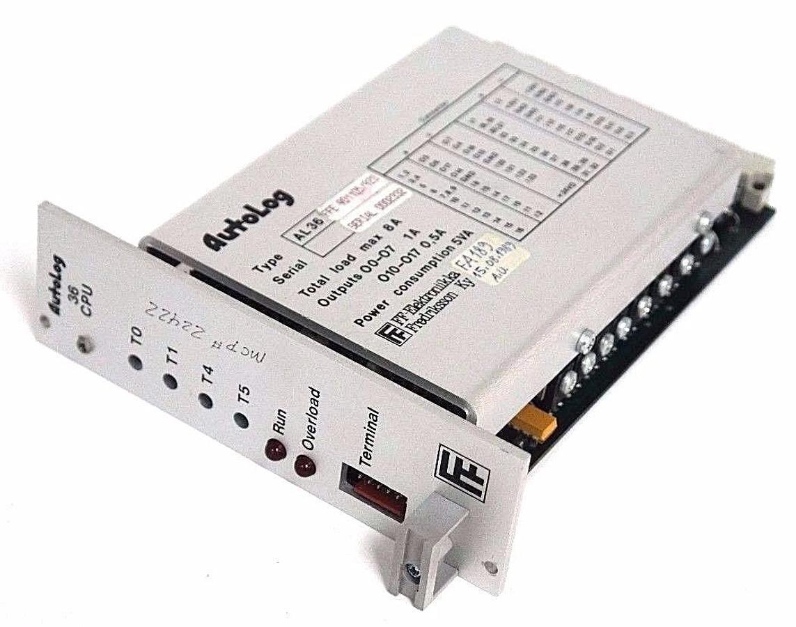 Used AUTOLOG FF-ELEKTRONNIKKA AL36 CPU MODULE, FFE 901105/923, AL36IFC1, 30213