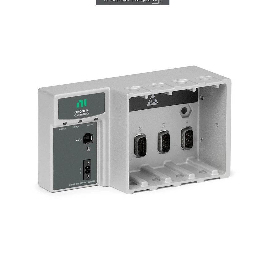 NATIONAL INSTRUMENTS NI cDAQ-9174 CompactDAQ CHASSIS (4 slot USB) 781157-01 NSMP