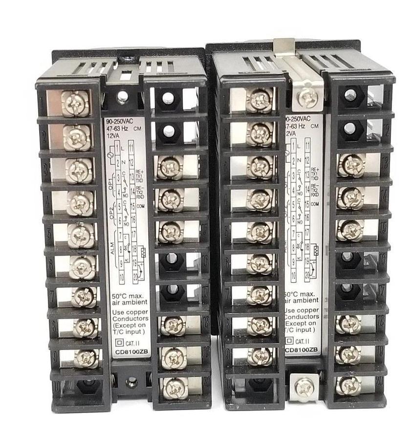 Used LOT OF 2 PROHEAT CD8100ZB TEMPERATURE CONTROLLER HOUSINGS 8000-660-01