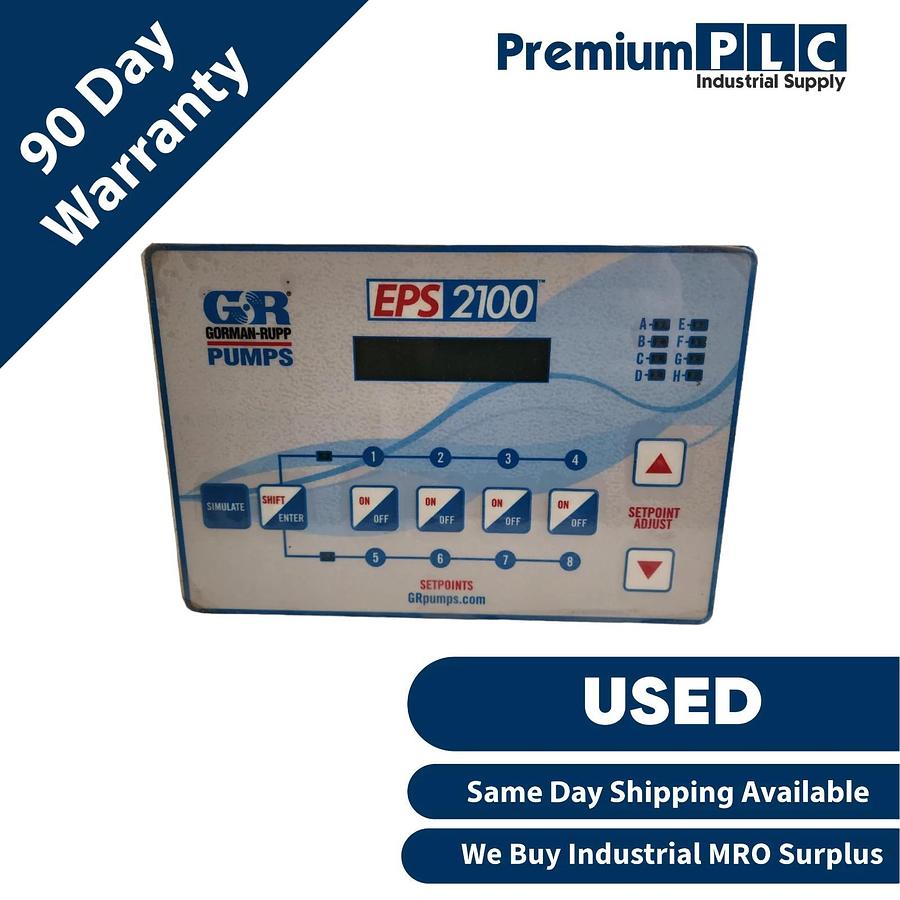 Used USED GORMAN-RUPP PUMPS 27781-046 EPS 2100 PUMP CONTROLLER W/CAPACITORS 27781046