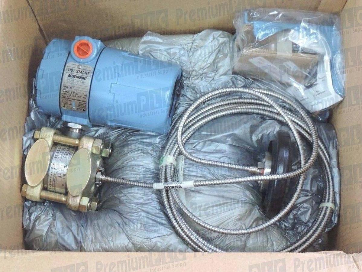 Used ROSEMOUNT 1151 SMART PRESSURE TRANSMITTER 1151GP6S12S1E6M4B1 W/ 1199 SEAL NIB