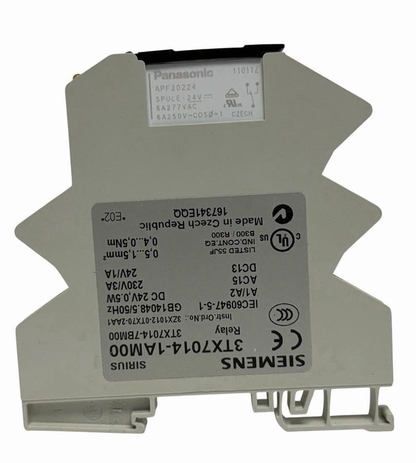 Used BOX OF 5 SIEMENS 3TX7014-1AM00 INTERFACE RELAYS 24V AC/DC 3TX7014-1AM00
