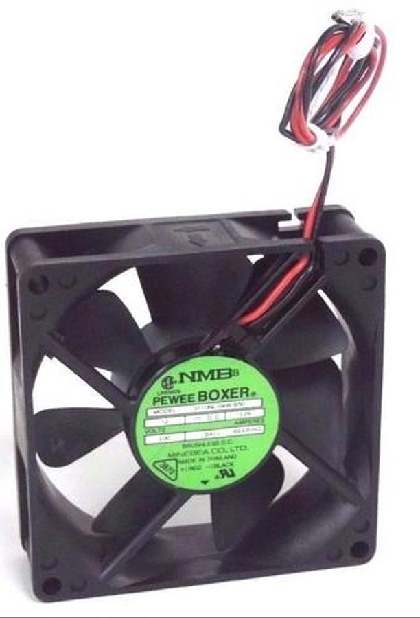Used NMB 3110NL-04W-B50 PEWEE BOXER FAN 12V, 0.29 AMPERES 3110NL04WB50