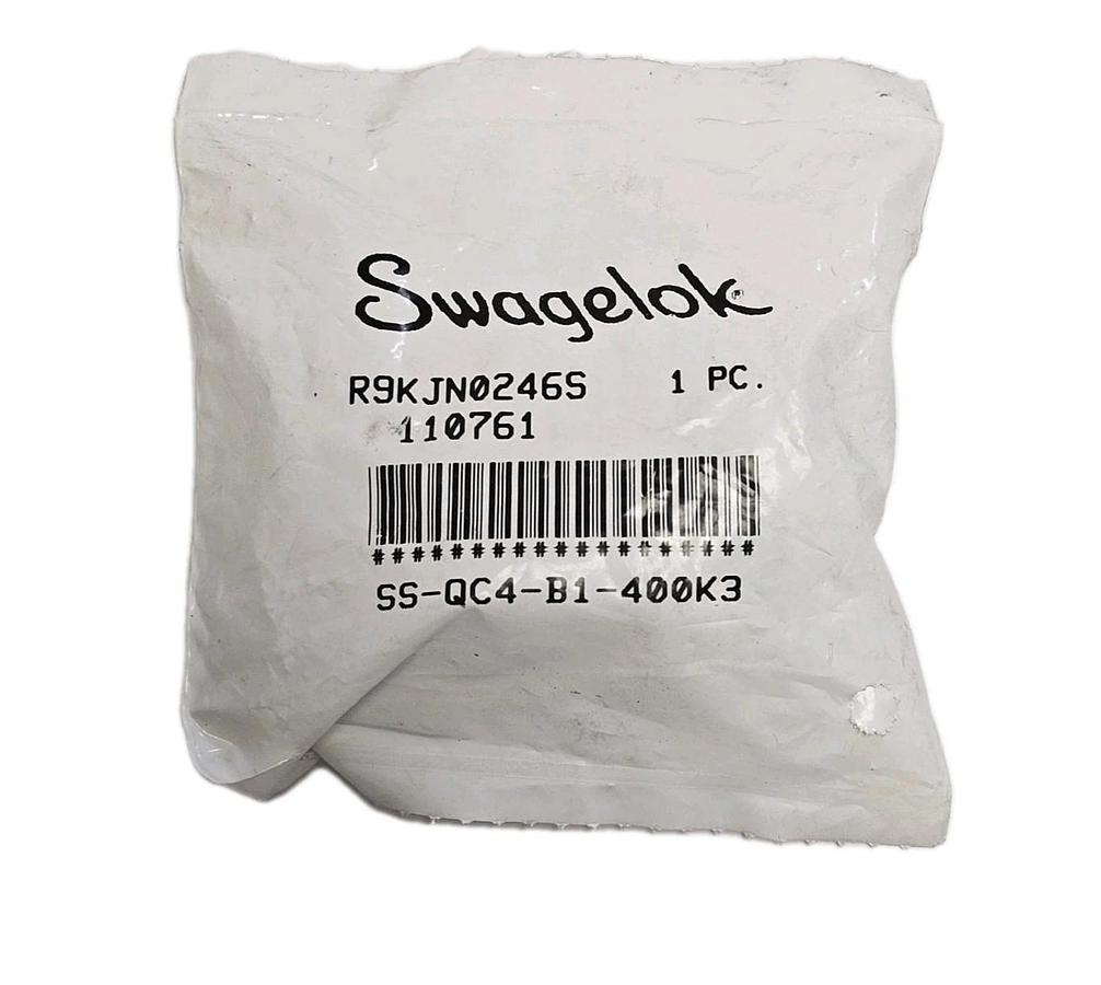 Used NEW SWAGELOK SS-QC4-B1-400K3 SS INSTRUMENTATION QUICK-CONNECT BODY GREEN KEY