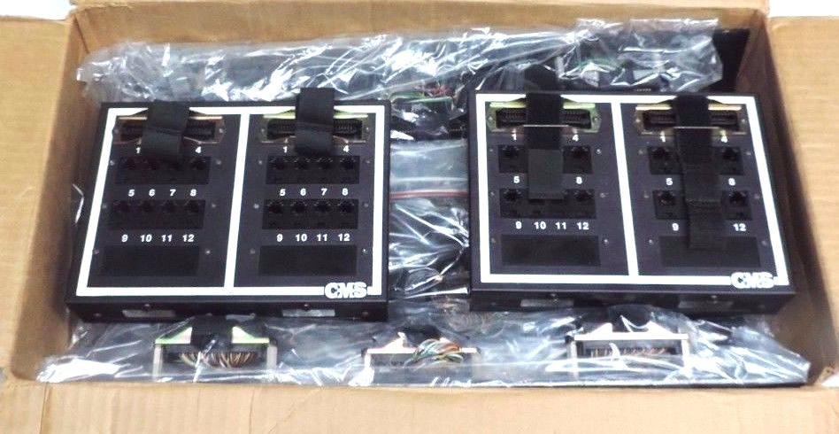 Used NIB CMS CABLE MANAGEMENT SYSTEMS CONTROL PANEL ASSEMBLY, PATCH PANELS