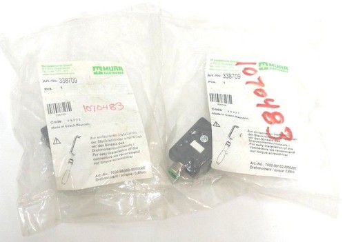 LOT OF 2 NIB MURR ELEKTRONIK 338709 ADAPTORS 110VAC/DC, 1A