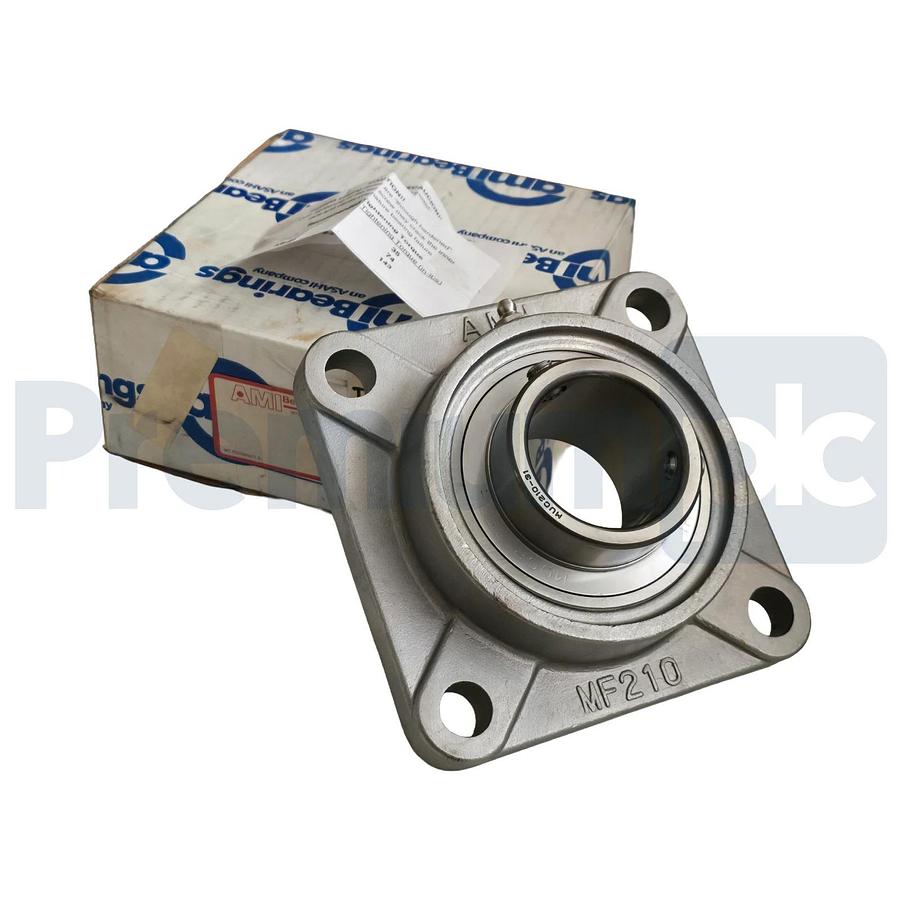 AMI Bearings MUCF210-31 4-Bolt Stainless Flange-Mount Bearing Unit 1-15/16" NSMP