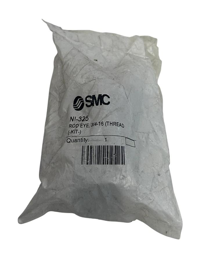 Used 4 SMC NI-325 / NI325 TIE ROD KITS ROD EYE 3/4-16 THREAD KIT NSFS