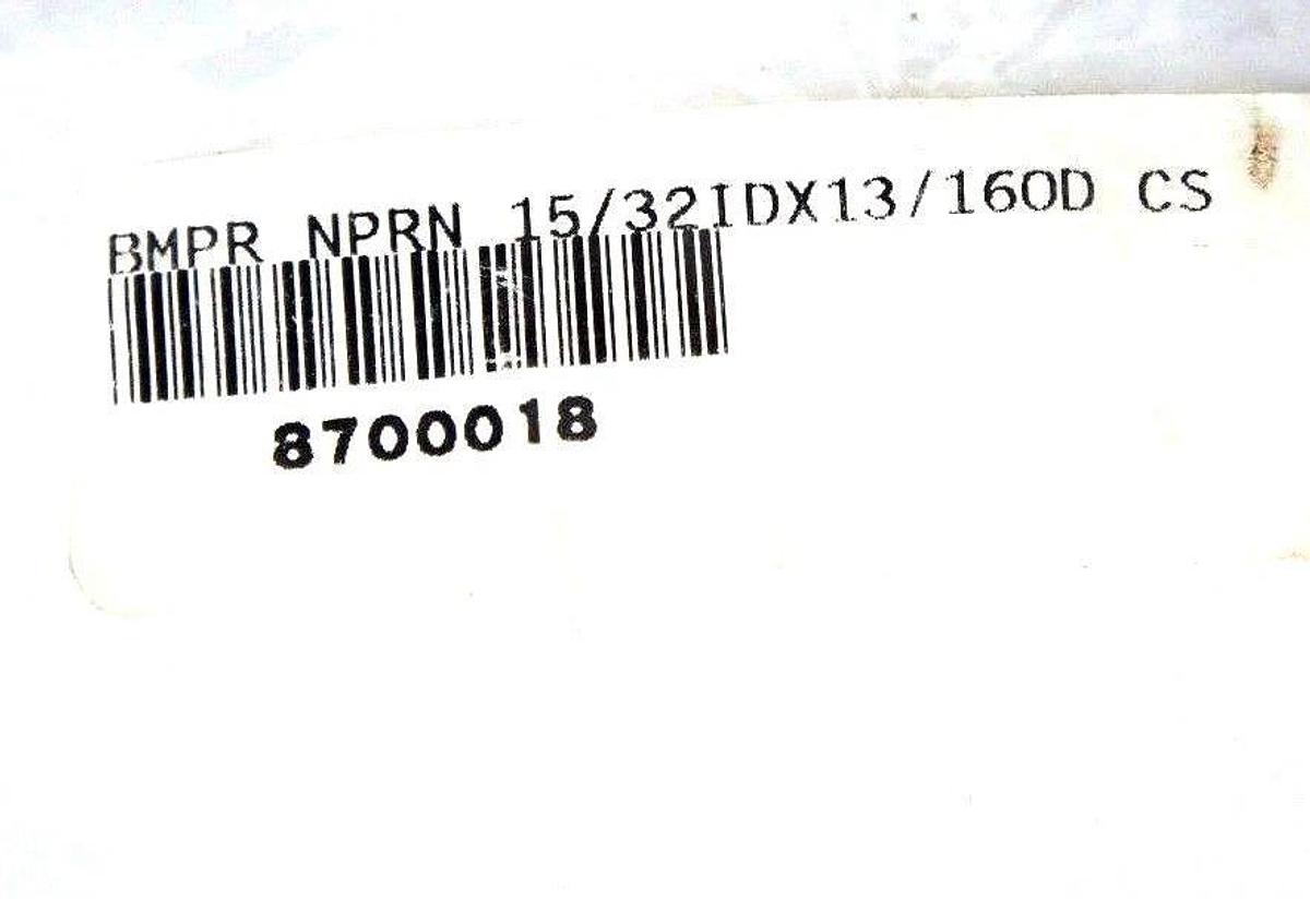 LOT OF 15 NEW GENERIC 8700018 RUBBER BUMPERS 15/32 ID X 13/16 OD CS