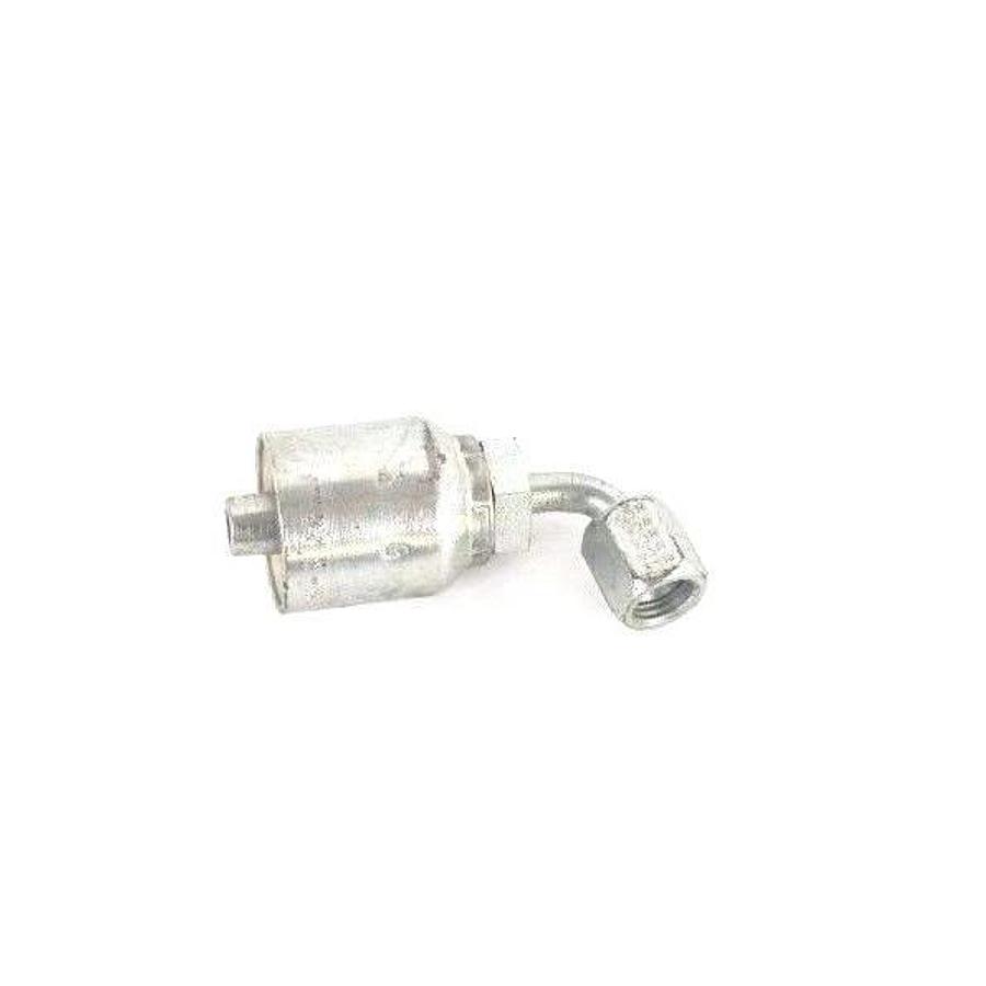 LOT OF 7 NEW PARKER 13943-4-6 PARKRIMP PERMANENT ELBOWS FEMALE JIC X 1/4"