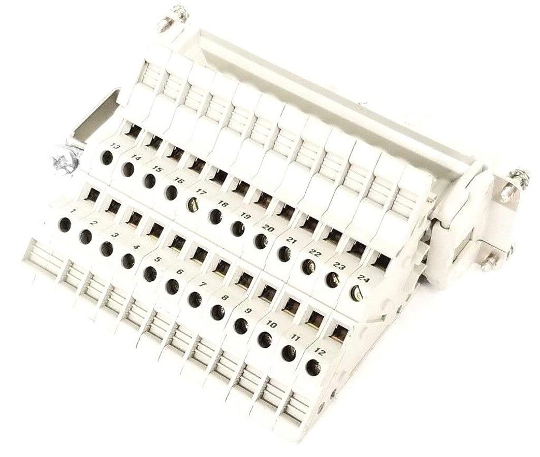 Used PHOENIX CONTACT HC-KA 24-ST/PER HEAVYCON TERMINAL ADAPTER MALE INSERT 1772913