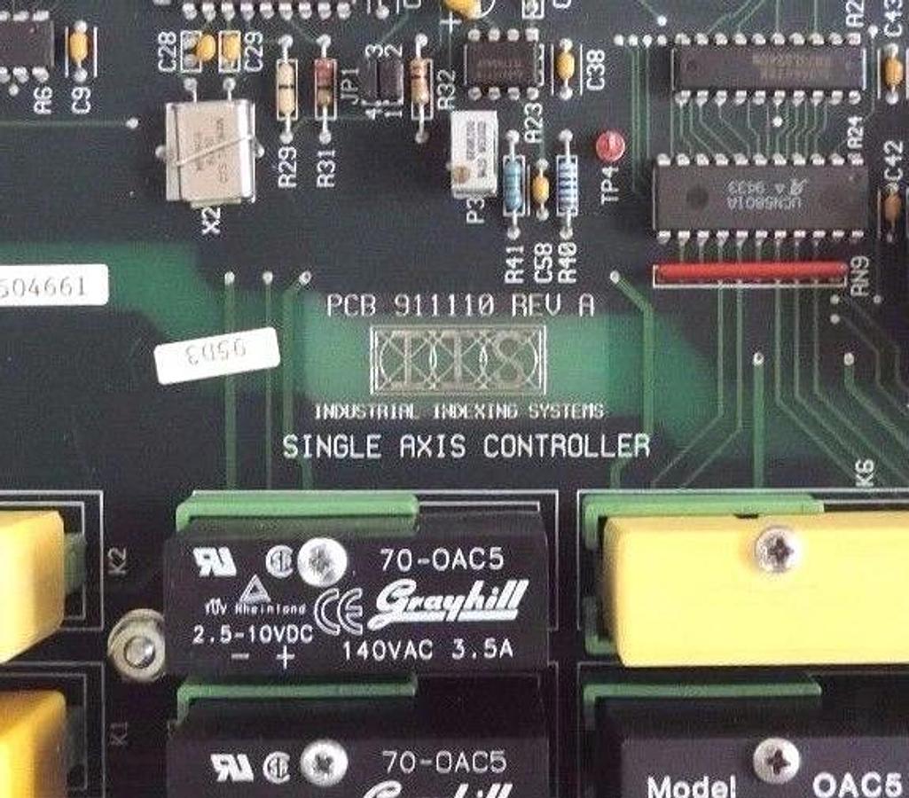 Refurbished IIS SERVOPRO DRIVE PCB 911110 REV. A CONTROLLER, SAC-911 REV. D, 504661