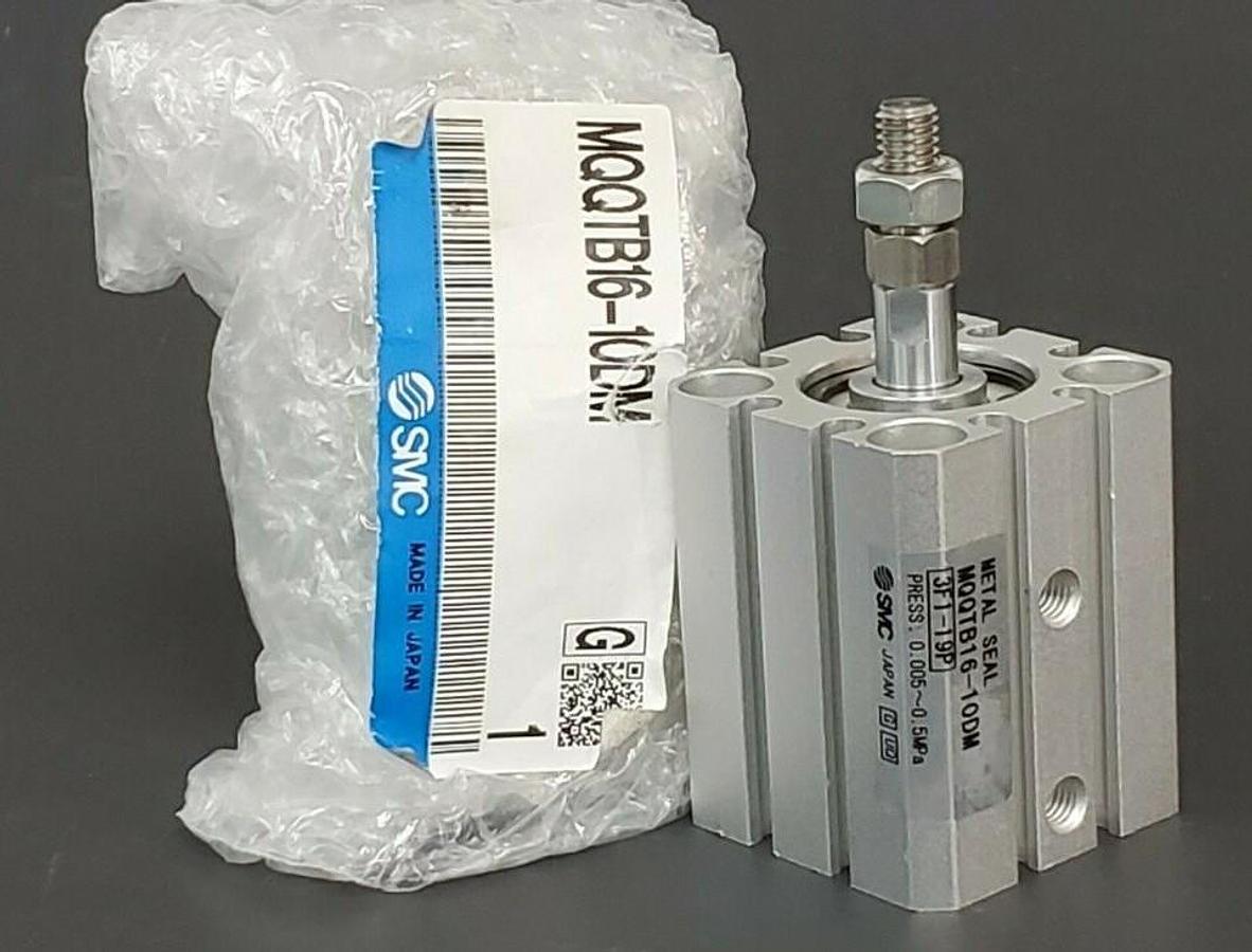 Used NEW SMC MQQTB16-10DM CYLINDER METAL SEAL LOW FRICTION MQQTB1610DM