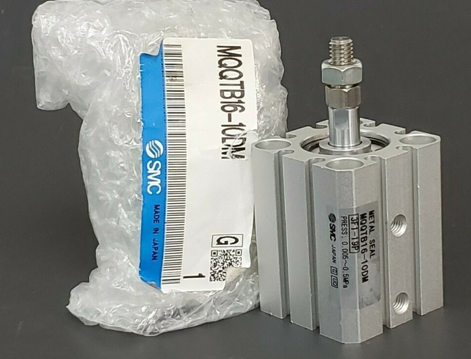Used NEW SMC MQQTB16-10DM CYLINDER METAL SEAL LOW FRICTION MQQTB1610DM
