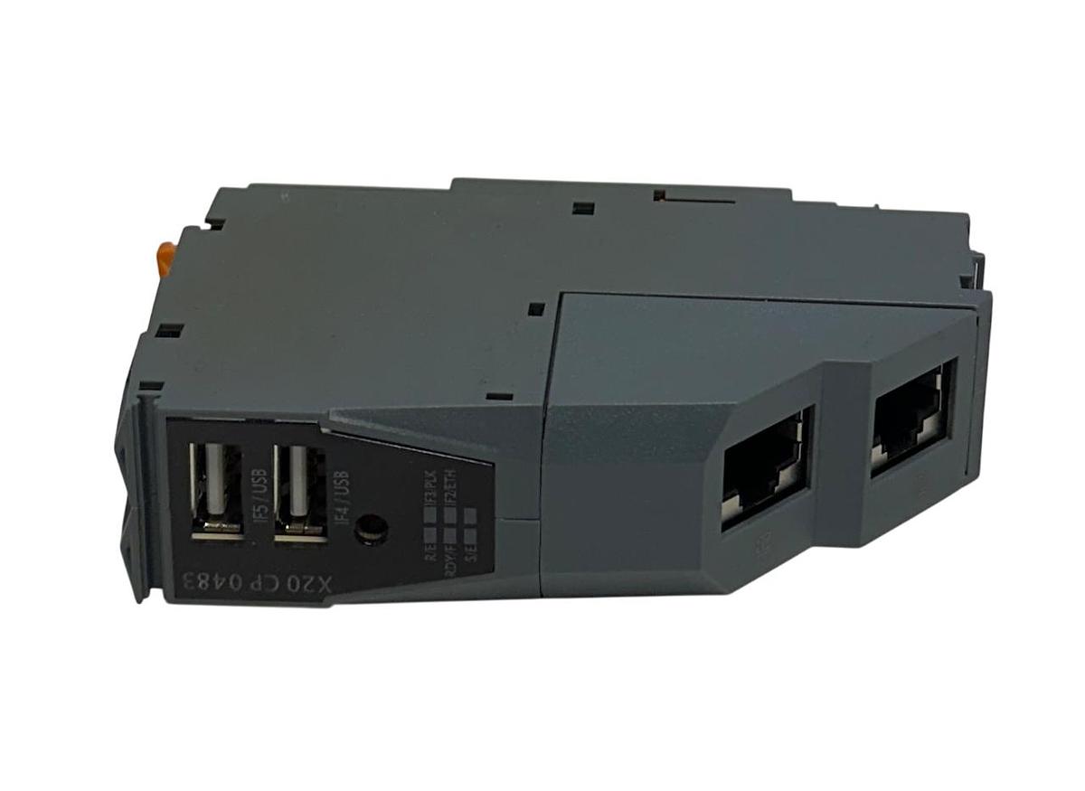 Used B&R X20 CP 0483 / X20CP0483 CPU LOGIC CONTROLLER 2- USB PORTS EtherNet D0 NSNP