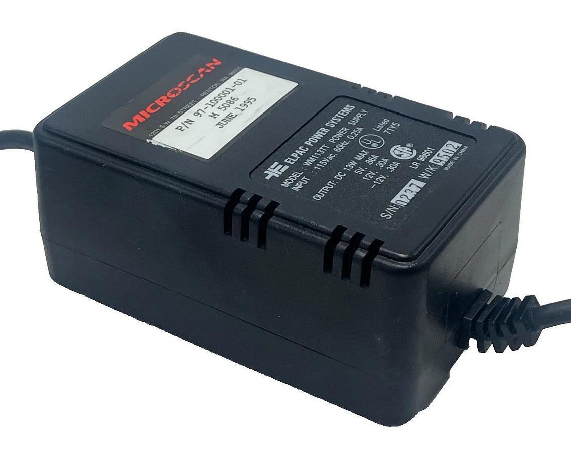 (3) Microscan 97-100001-01 Power Supply 115V WM113TT 5-in Din MS-3000 MS-5000