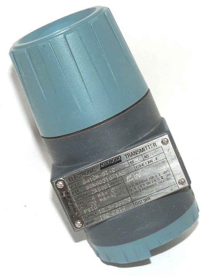 Used FOXBORO MODEL 841GM-BI-C TRANSMITTER REF. 88N60316-1A5 ORIGIN 2A8901, 12.5-36VDC