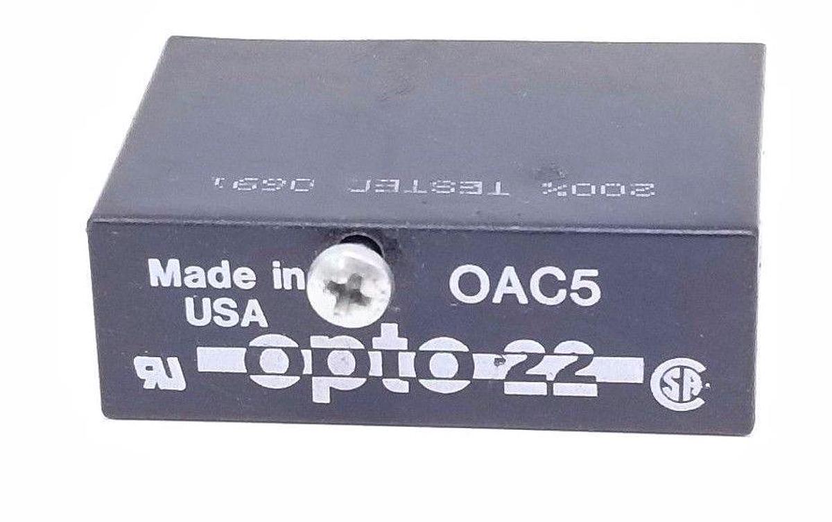 Used NEW OPTO 22 OAC5 I/O MODULE 5VDC LOGIC 12-140VAC OUT