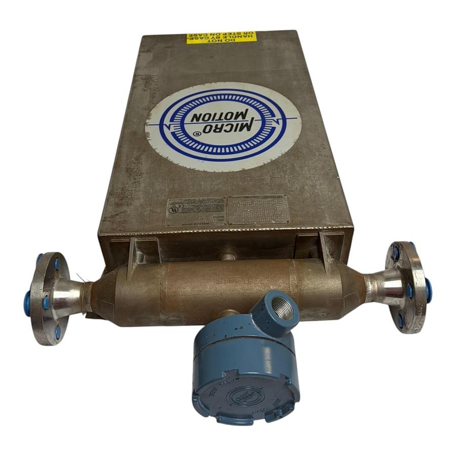 Used Micro Motion DS100S128SU Coriolis Mass Flow Sensor 1" 2250 PSI Used