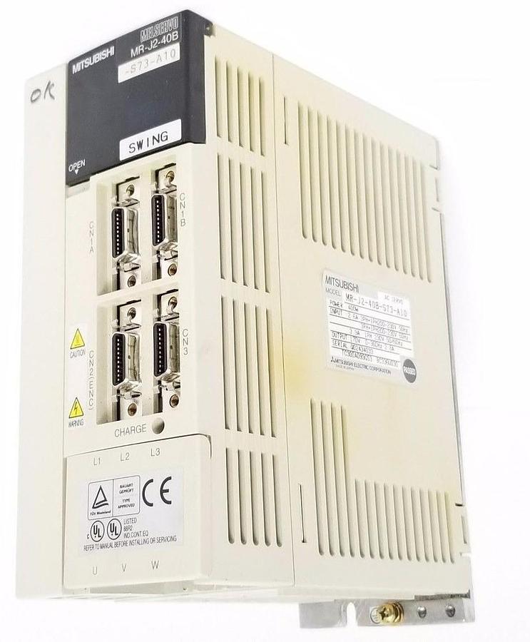 Used MITSUBISHI MR-J2-40B-S73-A10 AC SERVO DRIVE MRJ240BS73A10 (400W) *DAMAGED*