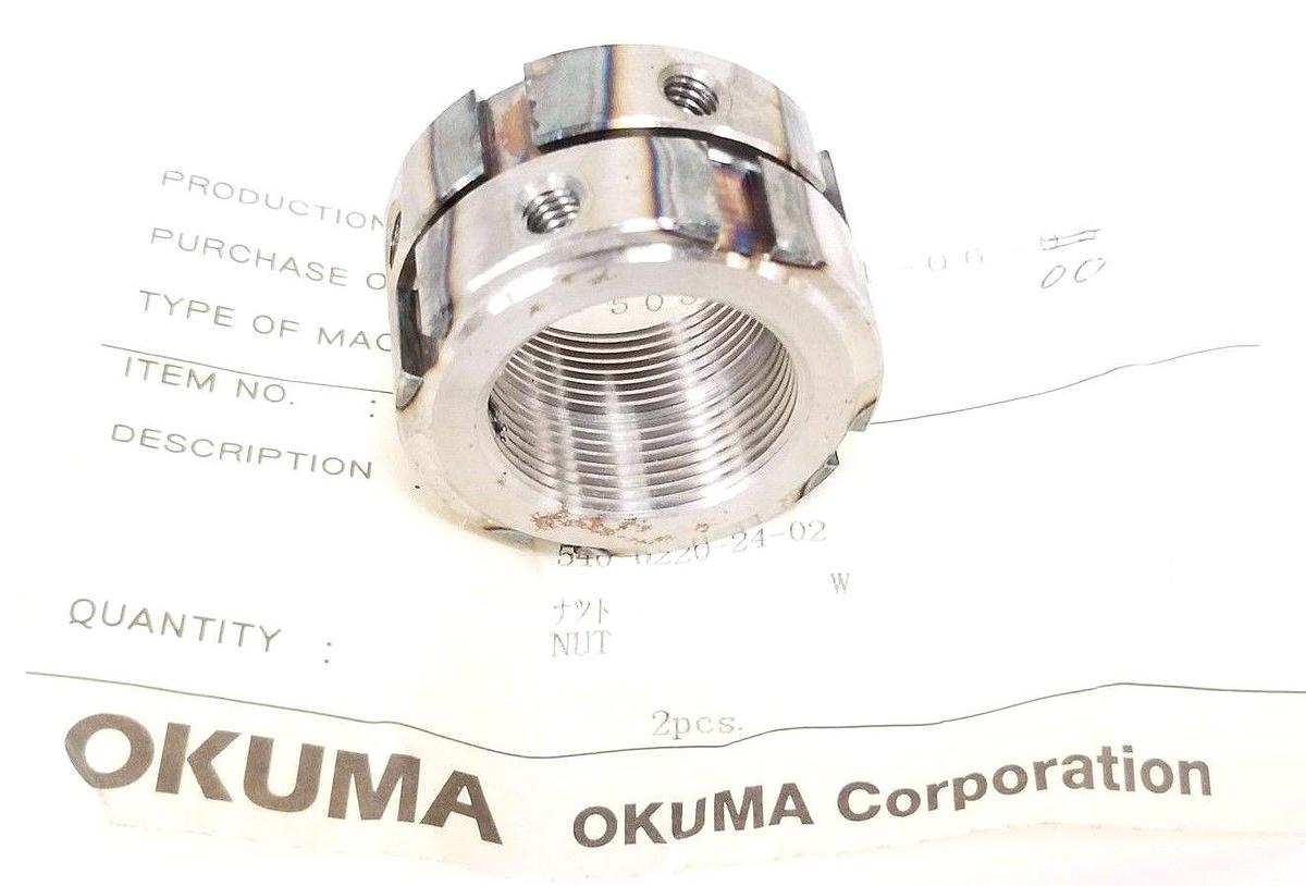 Used NEW OKUMA 540-0220-24-02 NUT
