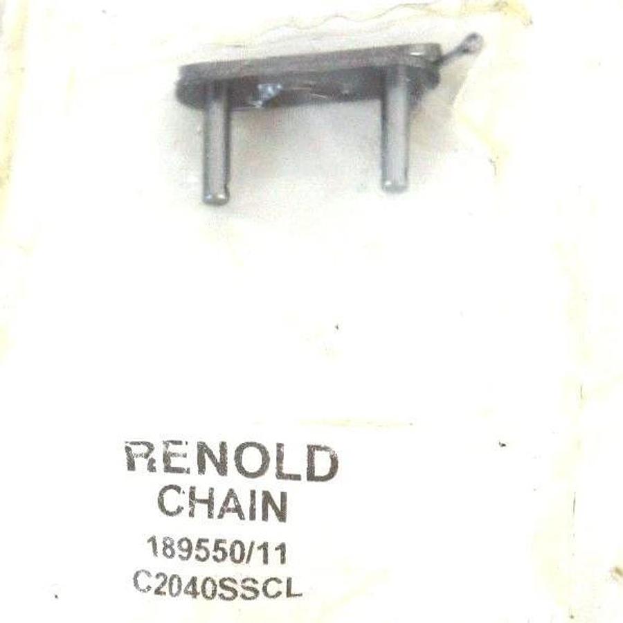 Used LOT OF 3 NEW RENOLD CHAIN 189550/11 LINKS C2040SSCL