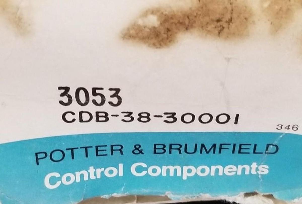 NIB POTTER & BRUMFIELD CDB-38-30001 TIME DELAY RELAY 0.1-10SEC. 10A 120VAC 3053