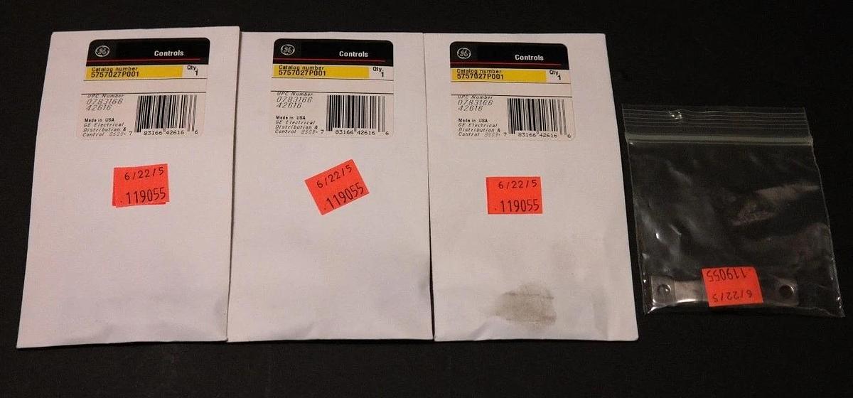 Used LOT OF 4 NEW GENERAL ELECTRIC 5757027P001 BRACKETS 078316642616
