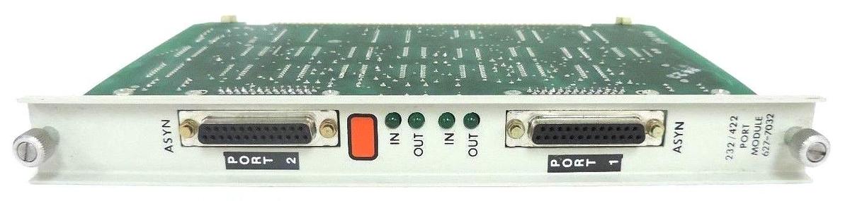 Used REPAIRED HONEYWELL ISSC 627-7032 REV. A3 PORT MODULE 232/422