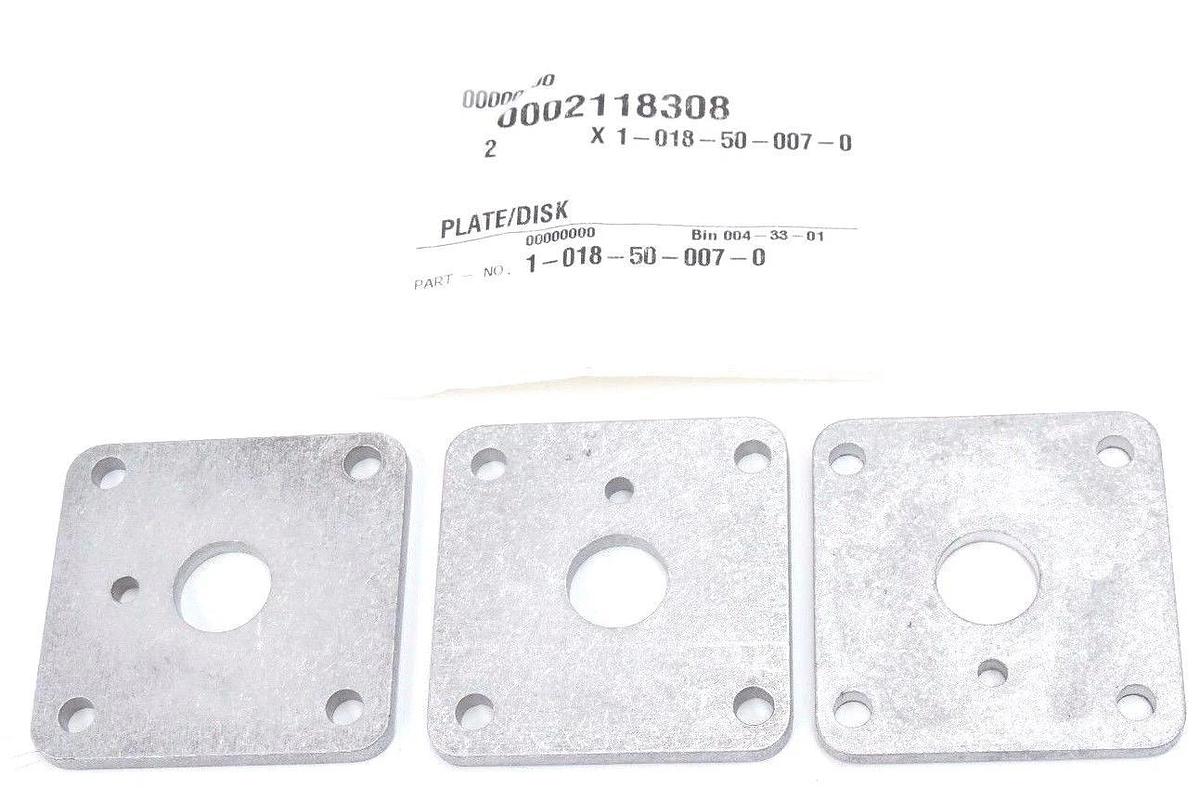 LOT OF 3 NEW KRONES 1-018-50-007-0 PLATES 1018500070