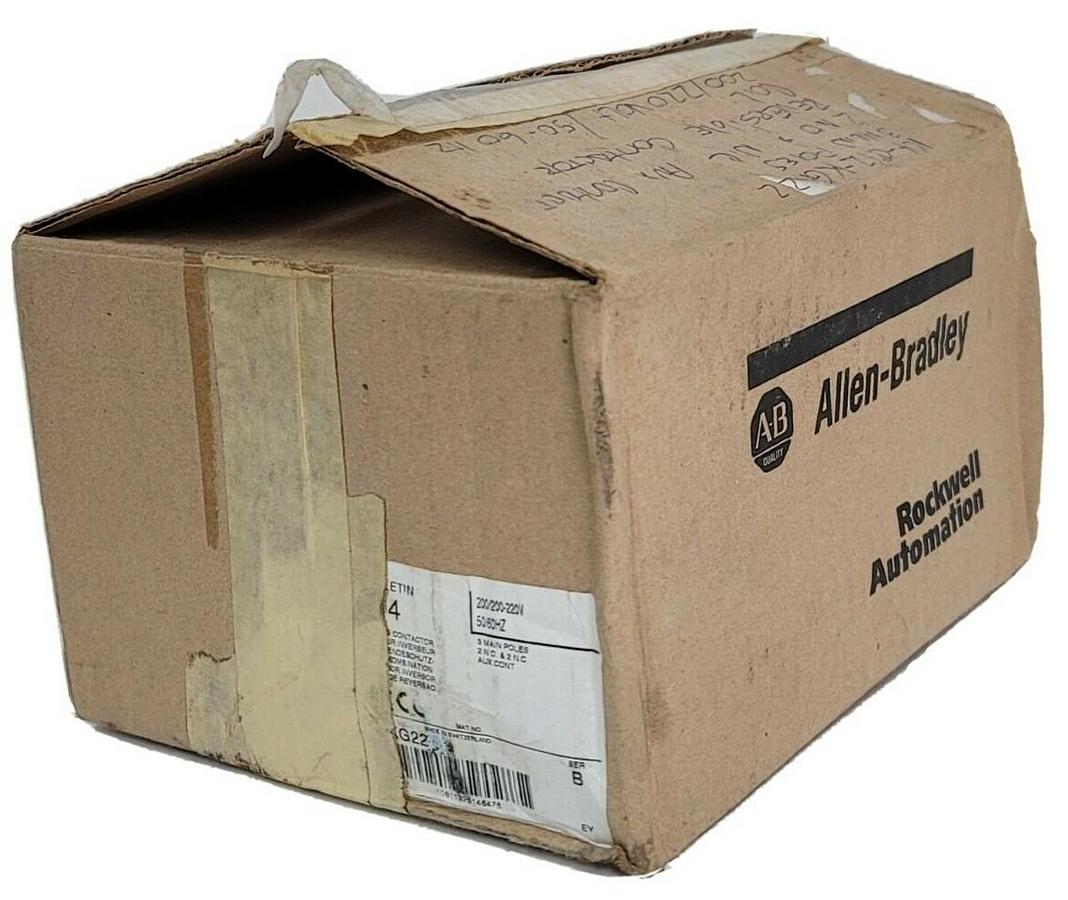 Used NEW ALLEN BRADLEY 104-C12KG22 SER. B REVERSING CONTACTOR 104C12KG22