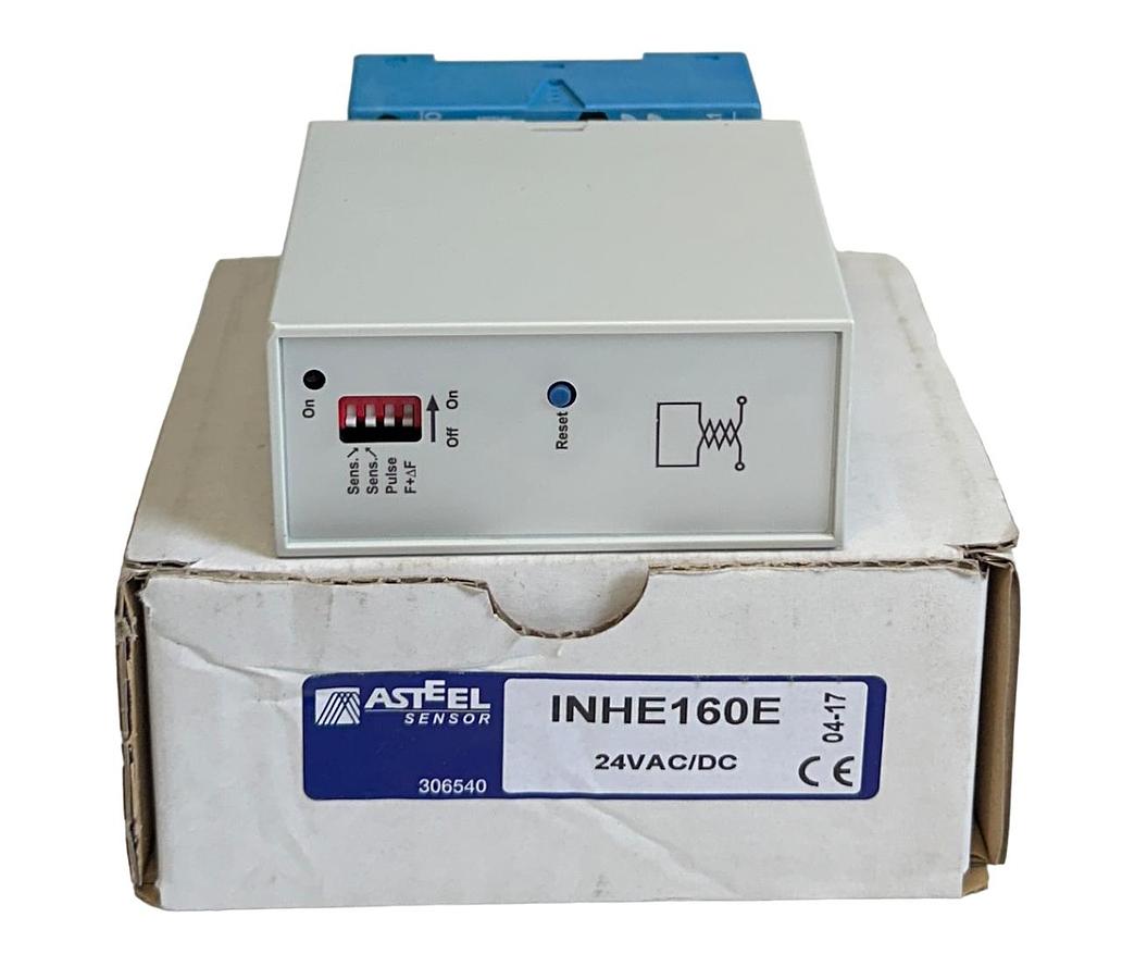 Used NEW ASTEEL SENSOR INHE160E 1-LOOP DETECTOR 24V AC/DC 50Hz 3.5W NSMP