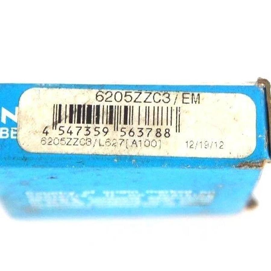 Used NIB NTN 6205ZZC3/EM BALL BEARING SHIELDED 25X52X15MM